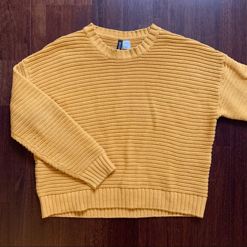 Yellow H&M sweater